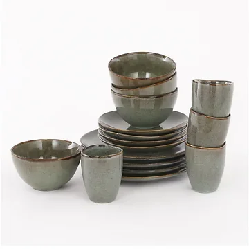 Mica Decorations Tabo servies set groen 16-delig