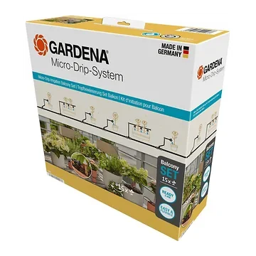 Gardena Startset Micro-Drip Systeem Balkon 15 planten