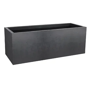 Eda Pot Basalt Up Rechthoek Antraciet 79.5 x 29.5 x 29.5 cm
