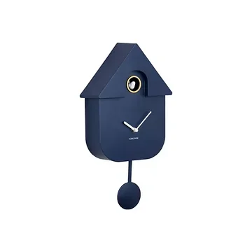 Karlsson Wandklok Modern Koekoeksklok Donkerblauw 8.5 x 21.5 x 41 cm