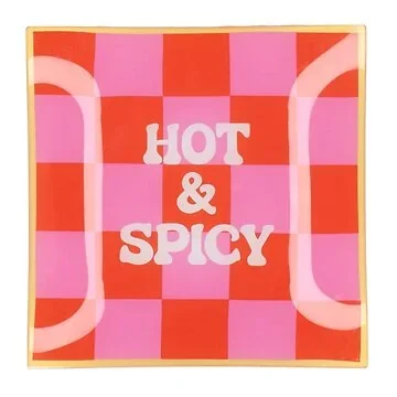 Daan Kromhout Design Bord Vierkant Hot & Spicy 18 x 18 x 2 cm