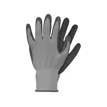 Talen Tools Werkhandschoenen latex grijs maat S