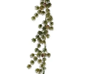 Everlands Dennenguirlande glitter 180 cm