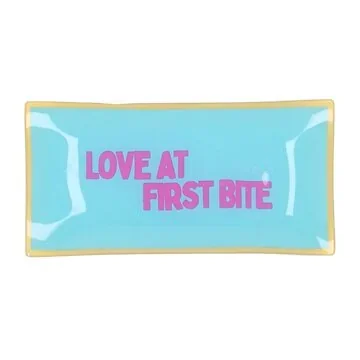 Daan Kromhout Design Bord Rechthoek Love At First Bite 20 x 10 x 2 cm