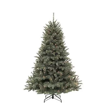 Triumph Tree kunstkerstboom Forest Frosted blauw met verlichting 155 x 119 cm