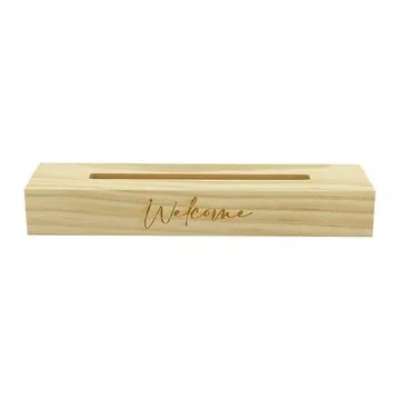 Bridgewater Houder Geurzakjes Welcome Hout 18.2 x 5 x 2.4 cm