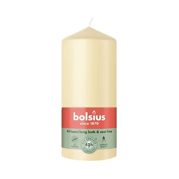 Bolsius Stompkaars Licht Taupe 6.8 x 13 cm