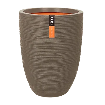 Capi Europe Bloempot Nature Rib Warm Taupe 34 x 46 cm
