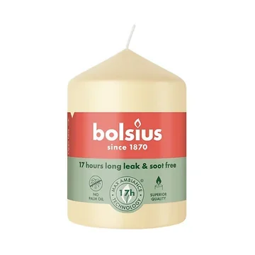 Bolsius Stompkaars Licht Taupe 5.8 x 8 cm
