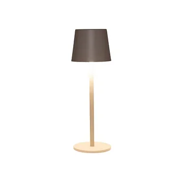 Draadloze Tafellamp mat zand LED dimbaar 27.5 x 9 cm