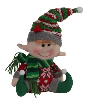 Elf on the shelf knuffel zittend