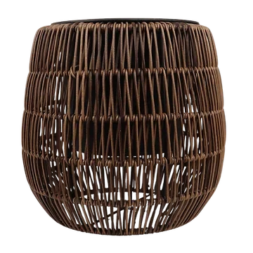 Mica Decorations Pot Pancho Rond Donkerbruin 26 x 28 cm