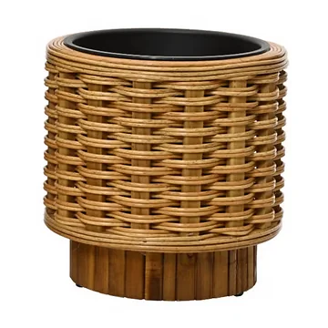 De Bosrand Bloempot Wicker 30 x 31 cm