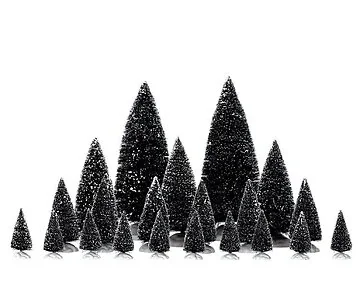 Lemax Assorted pine trees