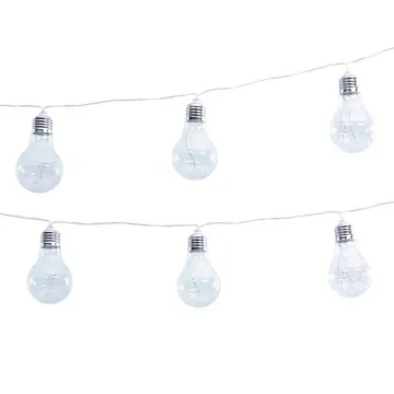 De Bosrand Solar Partylight Transparant 10 Lampen 350 + 200 cm