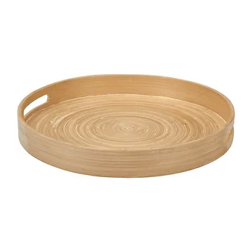 Home & Styling Dienblad Bamboe Rond 35 x 4.5 cm