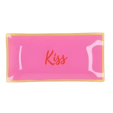Daan Kromhout Design Bord Rechthoek Kiss 20 x 10 x 2 cm