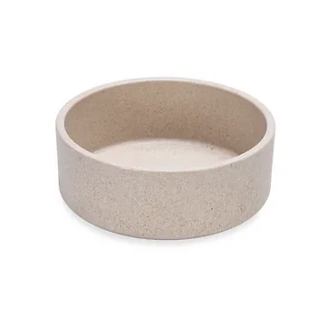 Designed by Lotte Hondenvoerbak Bamboe Noor Beige 21 cm