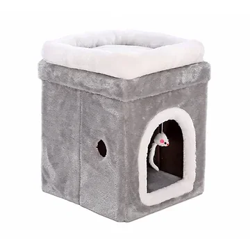 Kattenhuis grijs 31 x 42 cm