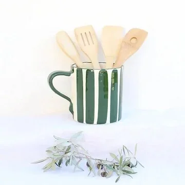 Lenta Living Bestekkan Verde Oliva 17 x 16 cm