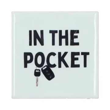 Daan Kromhout Design Tegel In The Pocket Green 10 x 10 cm