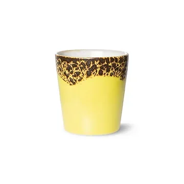 HKliving 70S Ceramics Coffee Mug, Solar