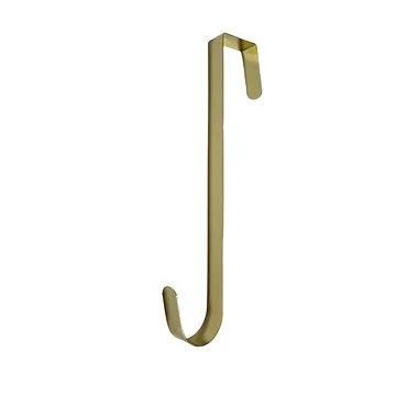 Deurhanger krans metaal goud 30 cm