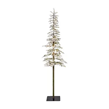 Everlands kunstkerstboom Alpine Sneeuw met verlichting 180 x 41 cm