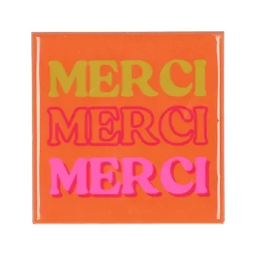 Tegel Merci Oranje 10 x 10 cm