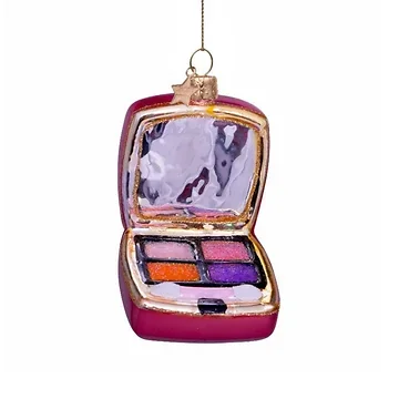 Vondels Kersthanger oogschaduw palette roze 8 cm