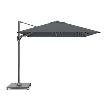 Platinum Zweefparasol Voyager T² Antraciet Vierkant 270 x 270 cm