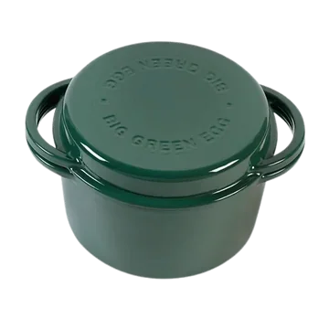Big Green Egg Braadpan Dutch Oven Rond Groen 4.7 L