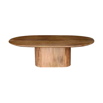 24Seven Salontafel Hamar ovaal oak 120 x 70 x 35 cm