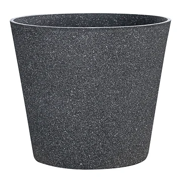 De Bosrand Pot Kunststof Mediterranean Black 30 x 27 cm