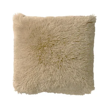 Dutch Decor Sierkussen Fluffy snow white 60 x 60 cm