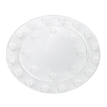 Elho Floorprotector Rond Transparant 21 x 2 cm
