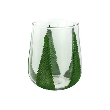 Home Society waxinelichthouder Tree Christmas Nostalgia 15 x 13 cm