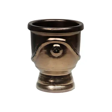 Pot urn antiek goud 16 x 19 cm
