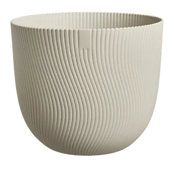 Elho Bloempot Sereh Rond Paddenstoel Beige 25 x 21 cm