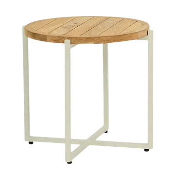 Apple Bee Bijzettafel Condor Teak Oyster 54 x 44 cm