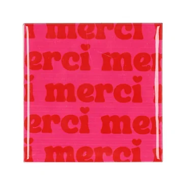 Tegel Merci Roze, Rood 10 x 10 cm