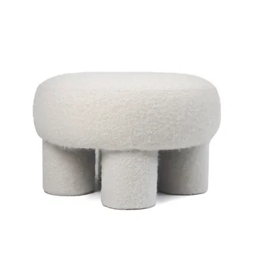 24Seven Seven Poef Lima Creme 50 x H 33 cm