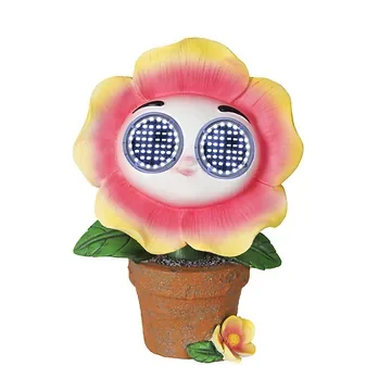 Lumineo Solar Tuinfiguur Kleurrijk Licht 9.5 x 14.5 x 20.8 cm