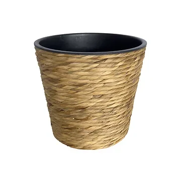 Pot twisted weave natural D 34 x H 31