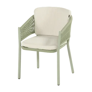 Hartman Eettaftelstoel Altea Rope Soft Green