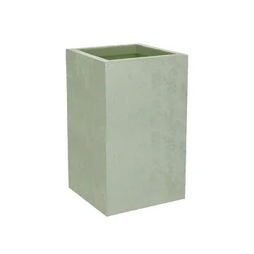 Eda Pot Basalt Up Vierkant Almond Green 29.5 x 29.5 x 49.5 cm