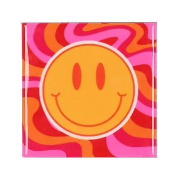 Tegel Smiley Oranje, Roze, Rood Zon 10 x 10 cm