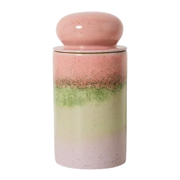 HKliving Voorraadpot 70's Ceramics Glaze 11 cm