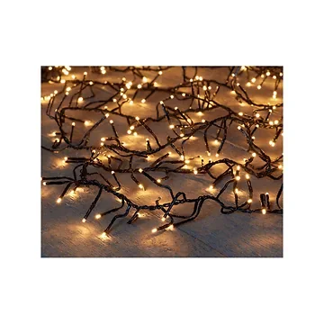 LED Classic Cluster Lights 960 lampjes 12,5M - 4M Aanloopsnoer Zwart