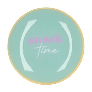 Daan Kromhout Design Bord Rond Snack Time 18 x 2 cm